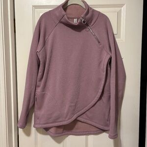 Athleta Crossover Fleece Top